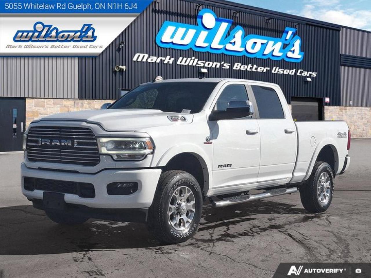 Used 2022 RAM 2500 LaramieCrew | 6.7L Cummins Diesel | Sport | Leather | Sunroof | Nav | Heated Wheel + Seats and More! for sale in Guelph, ON