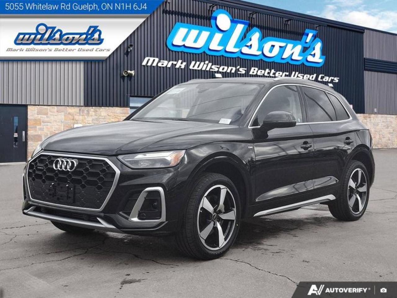 Used 2024 Audi Q5 Progressiv S-Line AWD | Leather | Sunroof | Heated Wheel + Seats | CarPlay | Rear Camera | and More! for sale in Guelph, ON