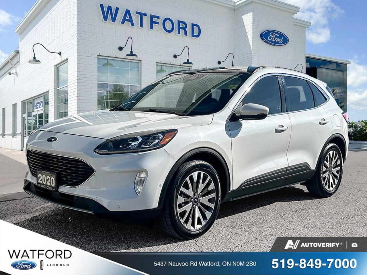Used 2020 Ford Escape TITANIUM HYBRID AWD for sale in Watford, ON