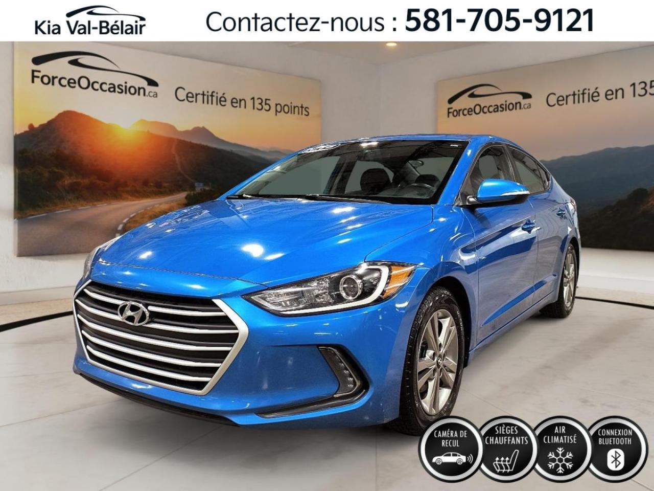 Used 2018 Hyundai Elantra GL SE *TOIT *CRUISE *CAMERA *CARPLAY *SIEGES CHAUFF for sale in Québec, QC