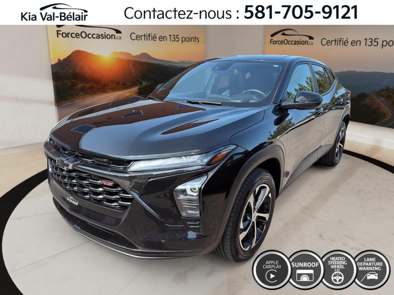 Used 2024 Chevrolet Trax 1RS *CAMERA *BLUETOOTH *SIEGE CHAUFF *CRUISE *TURBO *A/C for sale in Québec, QC