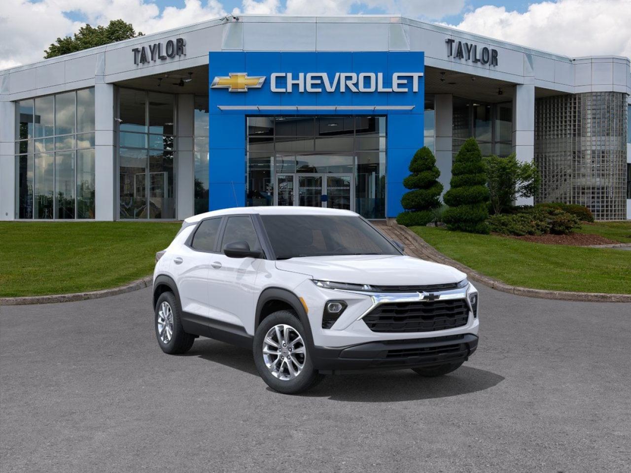 Apple CarPlay,  Android Auto,  Lane Keep Assist,  Lane Departure Warning,  Forward Collision Alert!    Wherever you are off to, this Trailblazer will lead the way.   With a surprisingly spacious cabin, plenty of power, and incredible efficiency, this Trailblazer is begging to be in your squad. When it?s time to grab the crew and all their gear to make some memories, this versatile and adventurous Trailblazer is an obvious choice.  This summit white SUV  has an automatic transmission and is powered by a  155HP 1.3L 3 Cylinder Engine.  Our Trailblazers trim level is LS. This value-packed Trailblazer LS comes loaded with great standard features like an 11-inch diagonal HD infotainment screen with wireless Apple and Android Auto, Wi-Fi Hotspot capability, SiriusXM satellite radio, and an 8-inch digital drivers display. Safety features also include automatic emergency braking, front pedestrian braking, lane keeping assist with lane departure warning, following distance indication, forward collision alert, and IntelliBeam high beam assistance. This vehicle has been upgraded with the following features: Apple Carplay,  Android Auto,  Lane Keep Assist,  Lane Departure Warning,  Forward Collision Alert.  To apply right now for financing use this link : https://www.taylorautomall.com/finance/apply-for-financing/  See dealer for details.  HST, licensing, and Federal luxury tax (if applicable) are extra.  Come by and check out our fleet of 80+ used cars and trucks and 160+ new cars and trucks for sale in Kingston.  o~o