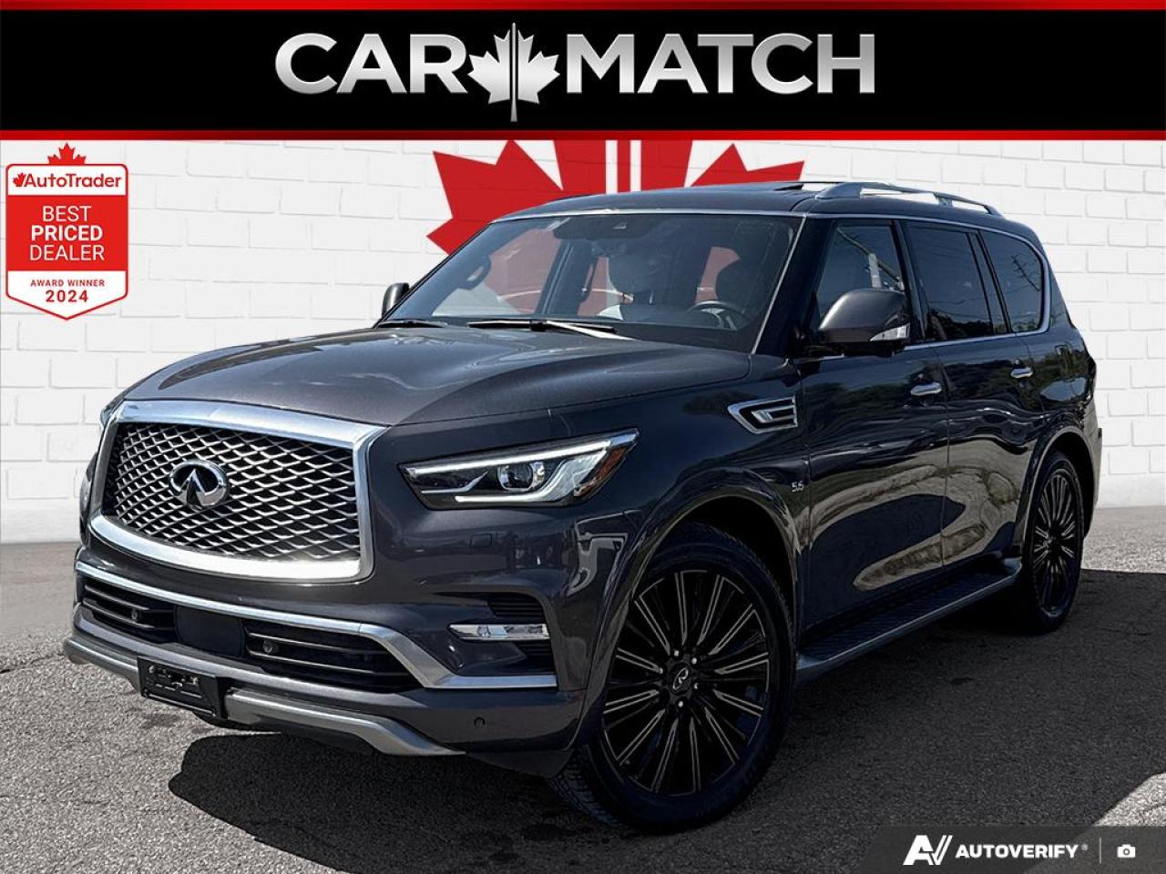 2020 Infiniti QX80 LUXE /NO ACCIDENTS / ROOF / LEATHER / NAV / 7 PASS - Photo #1