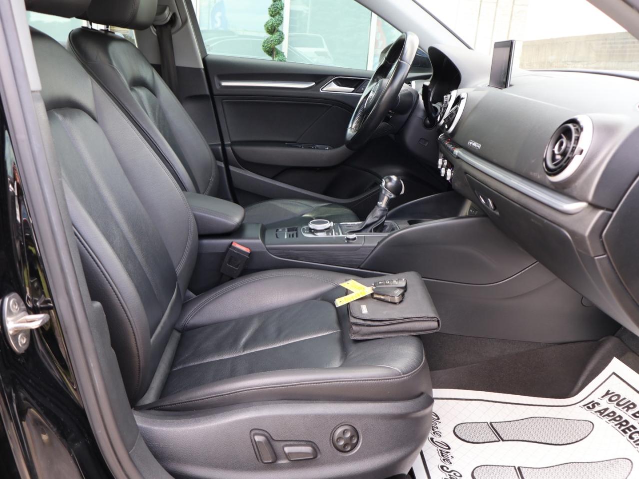 2017 Audi A3 TECH S-LINE AWD CERTIFIED *ACCIDENT FREE* NAVI CAMERA P.SENSORS SUNROOF BLUETOOTH HEATED LEATHER ALLOYS - Photo #18