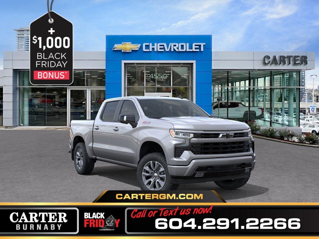 New 2026 Chevrolet Silverado RST 4WD | 5.3L ENGINE/TRAILERING PKG/Z71 OFF-ROAD for sale in Burnaby, BC