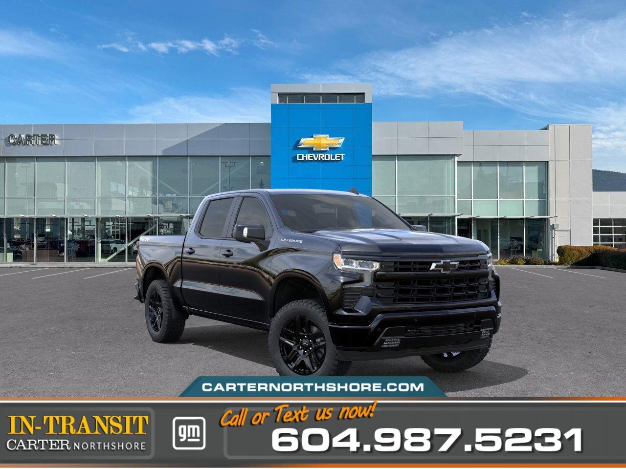 New 2026 Chevrolet Silverado 1500 RST TRUE NORTH EDITION 4WD | Driver Assist Pkg for sale in North Vancouver, BC