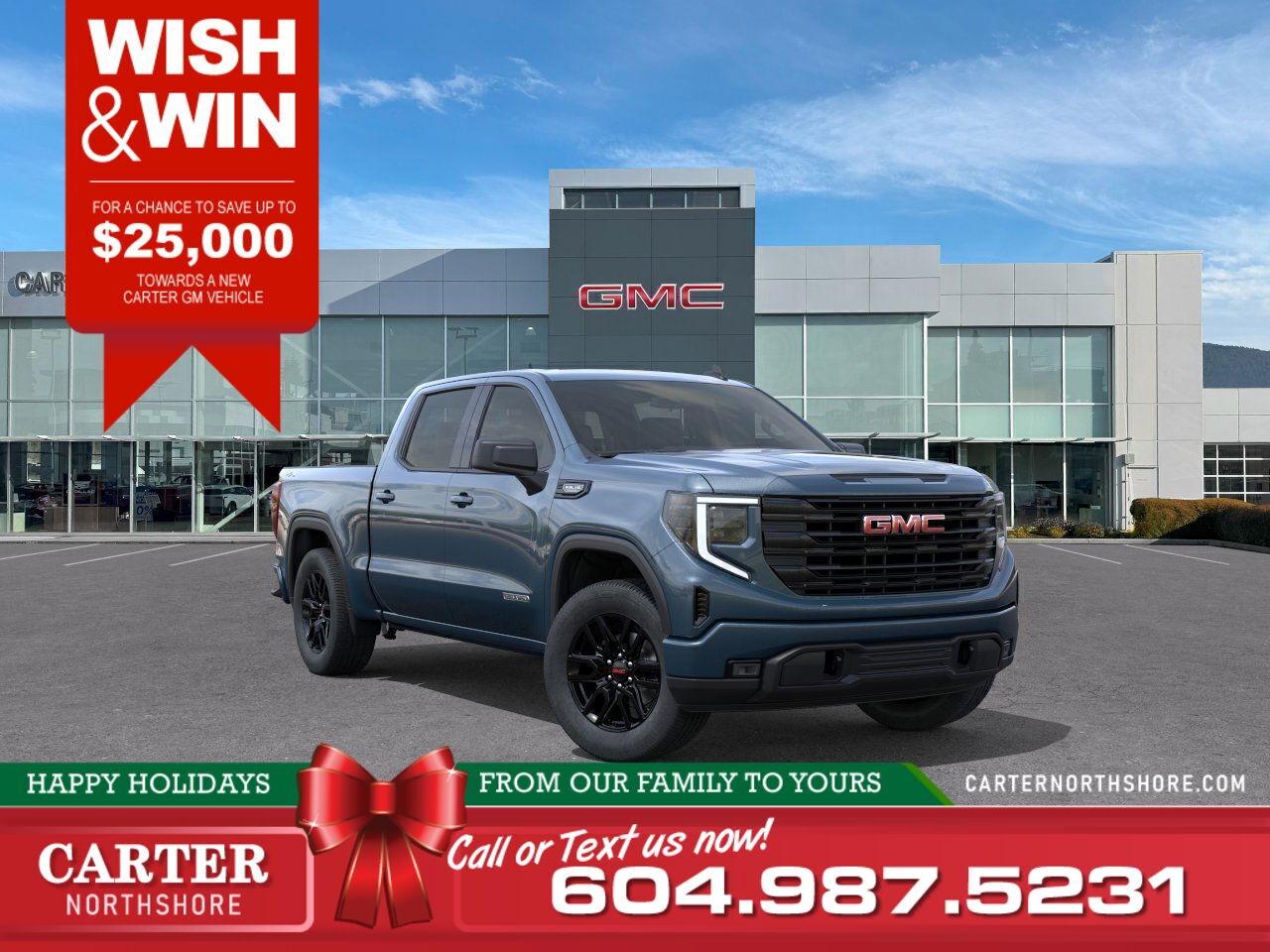 New 2026 GMC Sierra 1500 ELEVATION 4WD | Alum Wheels/Touchscreen/Bose Skprs for sale in North Vancouver, BC