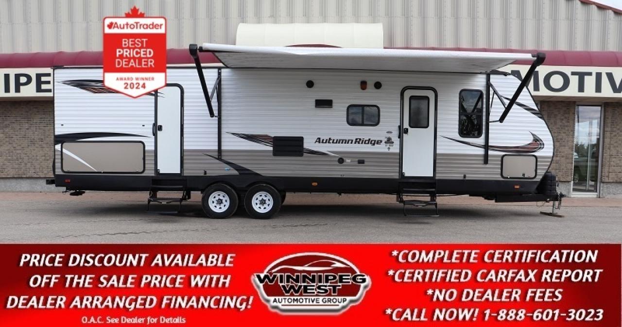 Used 2018 StarCraft Autumn Ridge Outfitter 31BHU FULL BUNKHOUSE W/SLIDE & LIVING ROOM SLIDE!! for sale in Headingley, MB