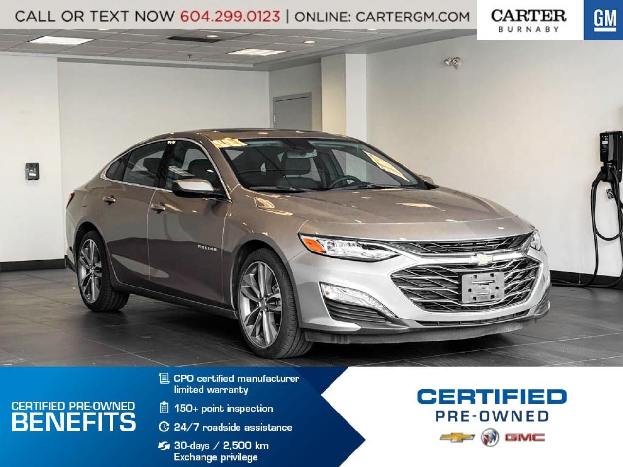 Used 2023 Chevrolet Malibu 2LT FWD | SUNROOF/POWER & HEAT SEAT/PHONE PROJECT for sale in Burnaby, BC