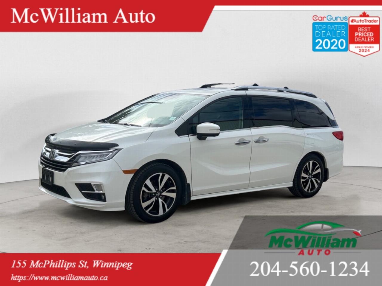 Used 2018 Honda Odyssey Touring | DVD Player | Sun roof | Power doors | for sale in Winnipeg, MB