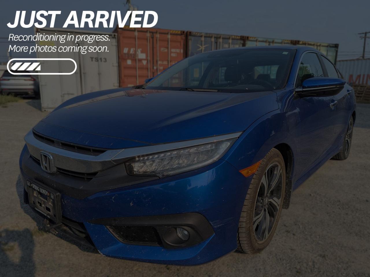Used 2017 Honda Civic Touring $167 BI-WEEKLY - WELL MAINTAINED, GREAT ON GAS, ONE OWNER, LOCAL TRADE for sale in Cranbrook, BC