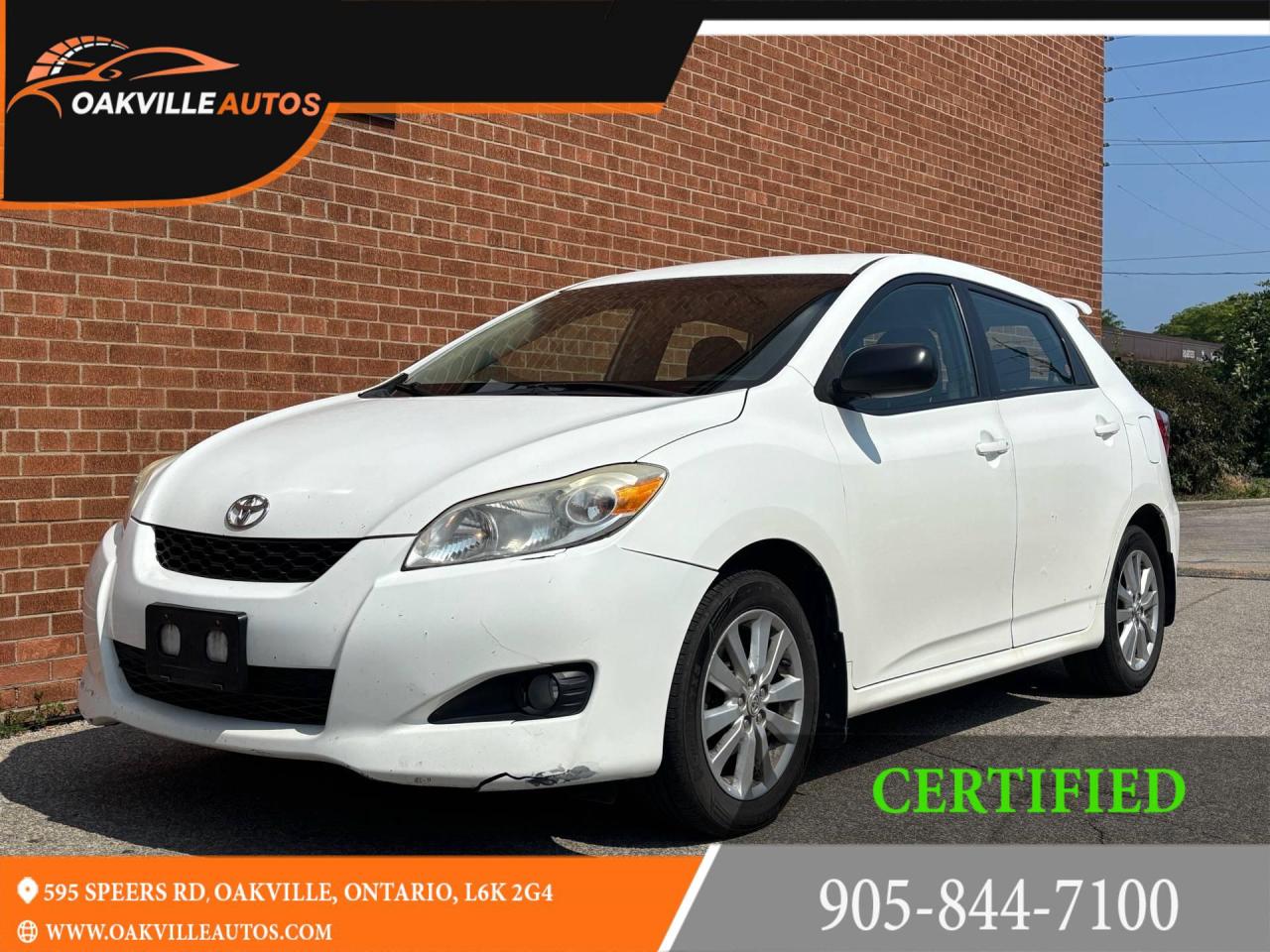 Used 2010 Toyota Matrix 4DR WGN AUTO FWD for sale in Oakville, ON