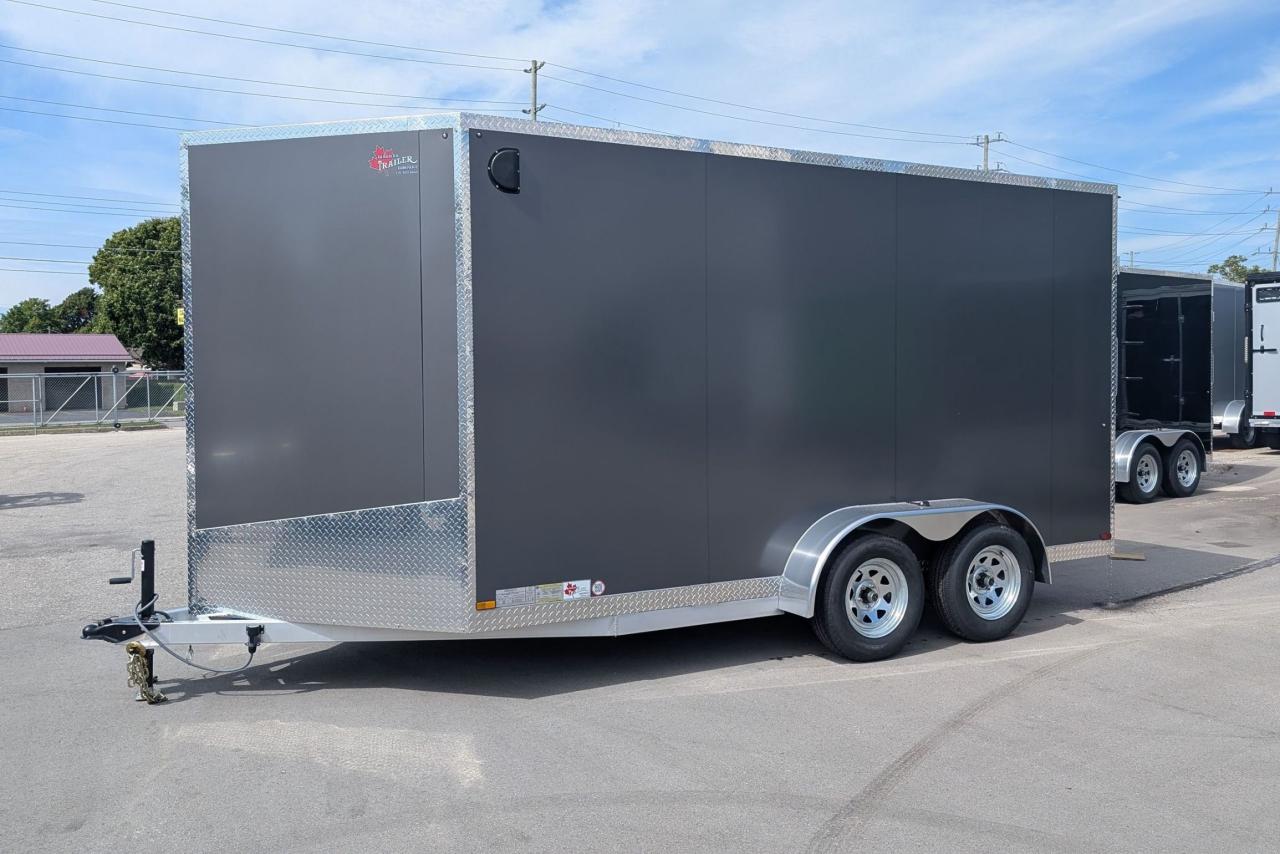 2025 Canadian Trailer Company 7x14 V Nose Cargo Trailer Aluminum Tandem Axle