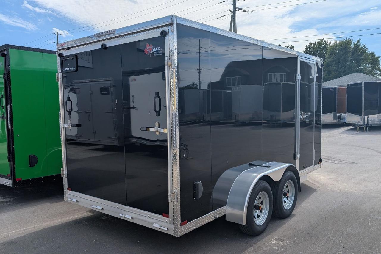 2025 Canadian Trailer Company 7x14 V Nose Cargo Trailer Aluminum Tandem Axle