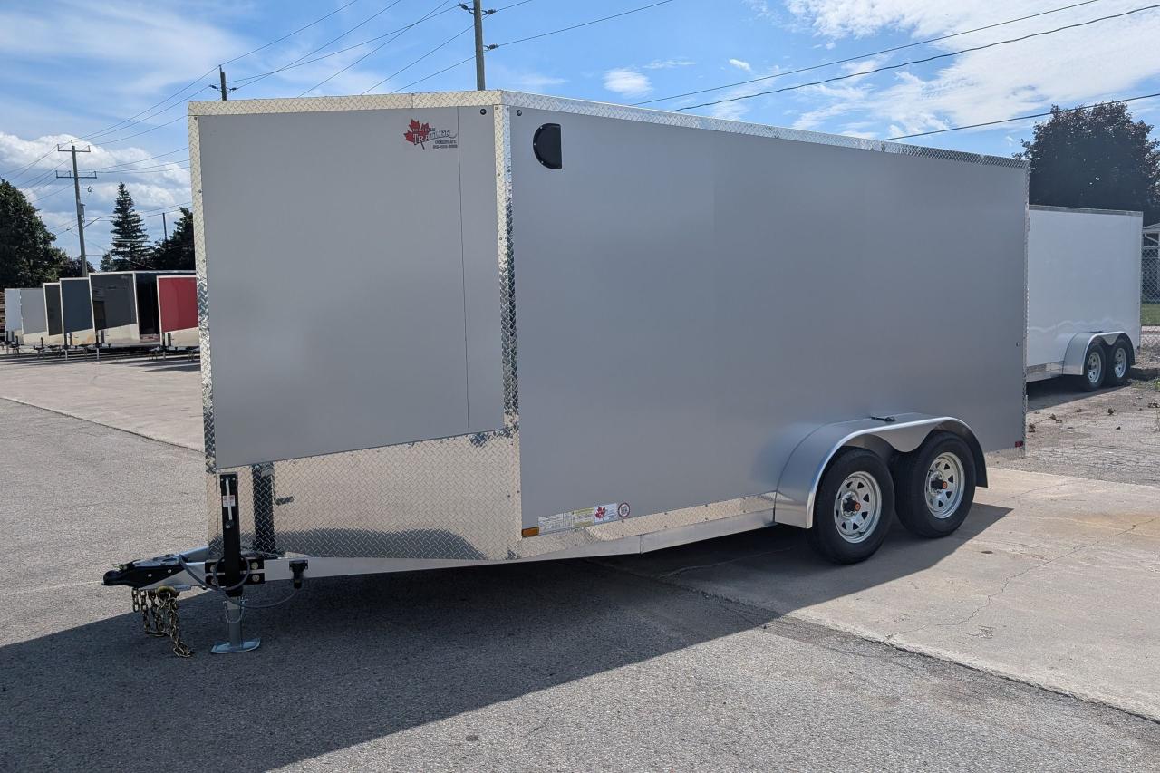 2025 Canadian Trailer Company 7x14 V-Nose Cargo Tailer Aluminum Tandem Axle Photo8