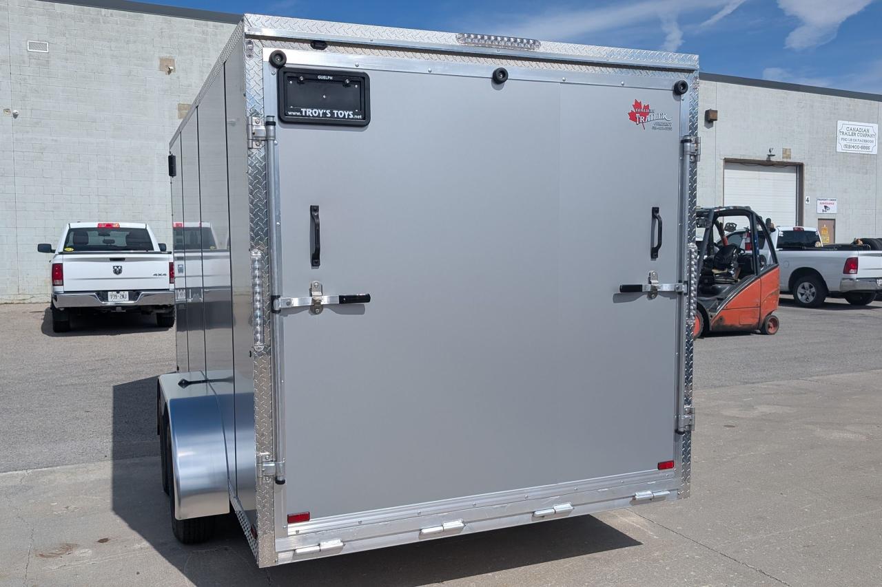 2025 Canadian Trailer Company 7x14 V-Nose Cargo Tailer Aluminum Tandem Axle Photo9