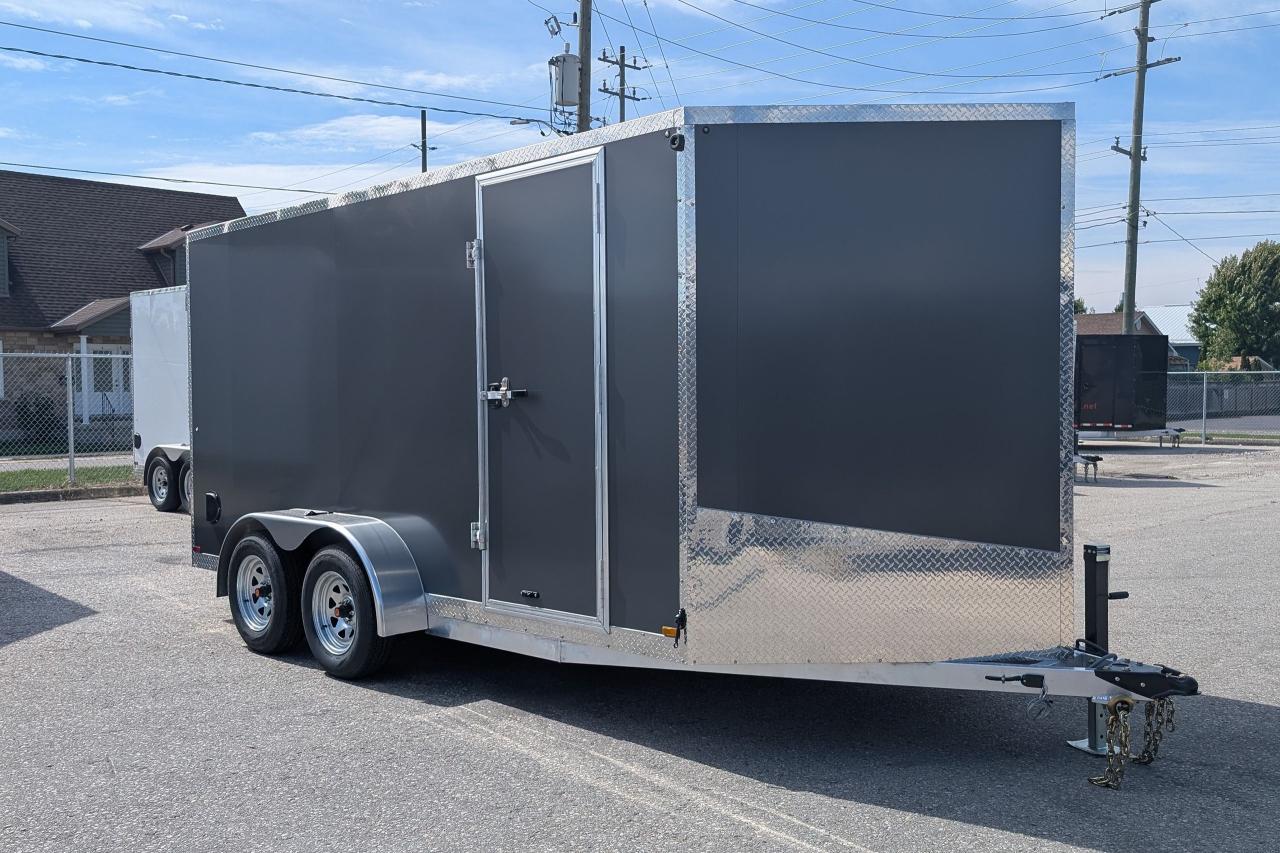 2025 Canadian Trailer Company 7x14 V-Nose Cargo Tailer Aluminum Tandem Axle