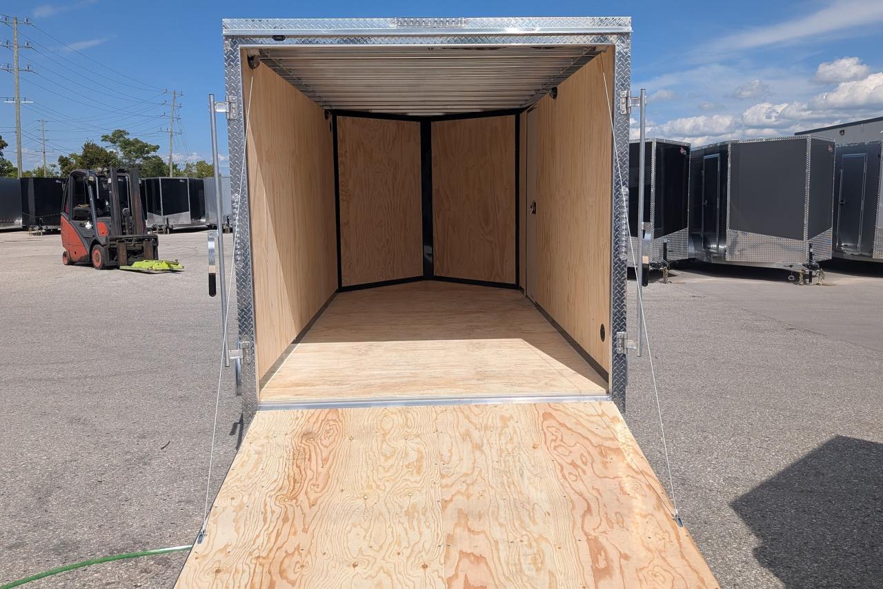 2025 Canadian Trailer Company 7x14 V-Nose Cargo Tailer Aluminum Tandem Axle Photo4