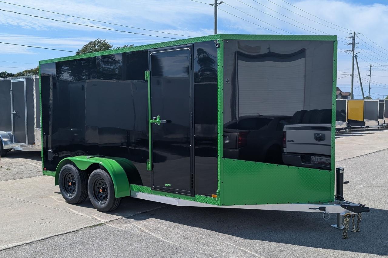 2025 Canadian Trailer Company 7x14 V Nose Cargo Trailer Aluminum Tandem Axle