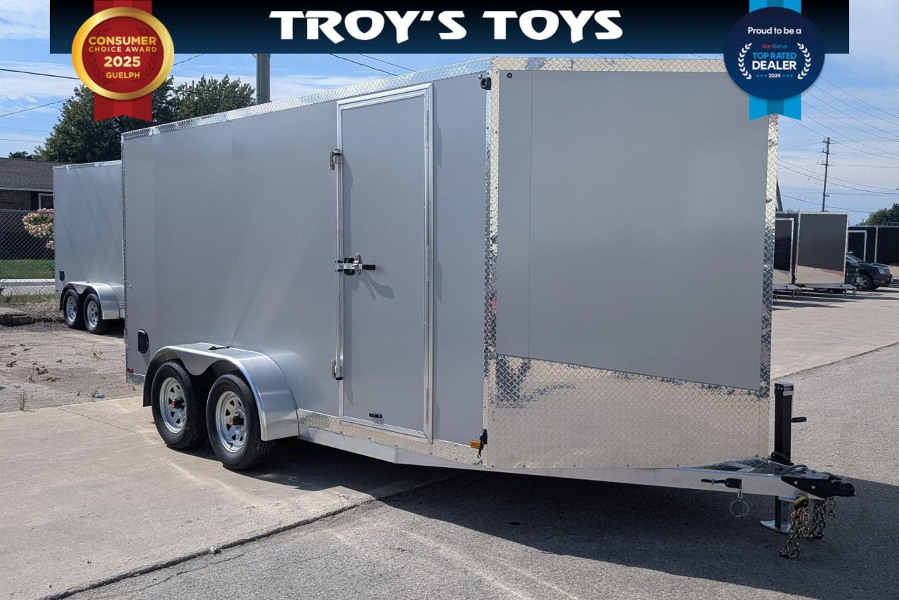 2025 Canadian Trailer Company 7x14 V-Nose Cargo Tailer Aluminum Tandem Axle
