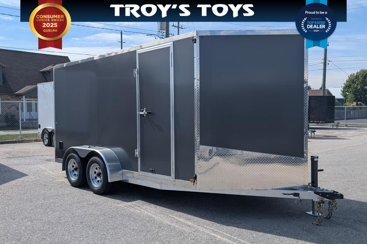 2025 Canadian Trailer Company 7x14 V-Nose Cargo Tailer Aluminum Tandem Axle