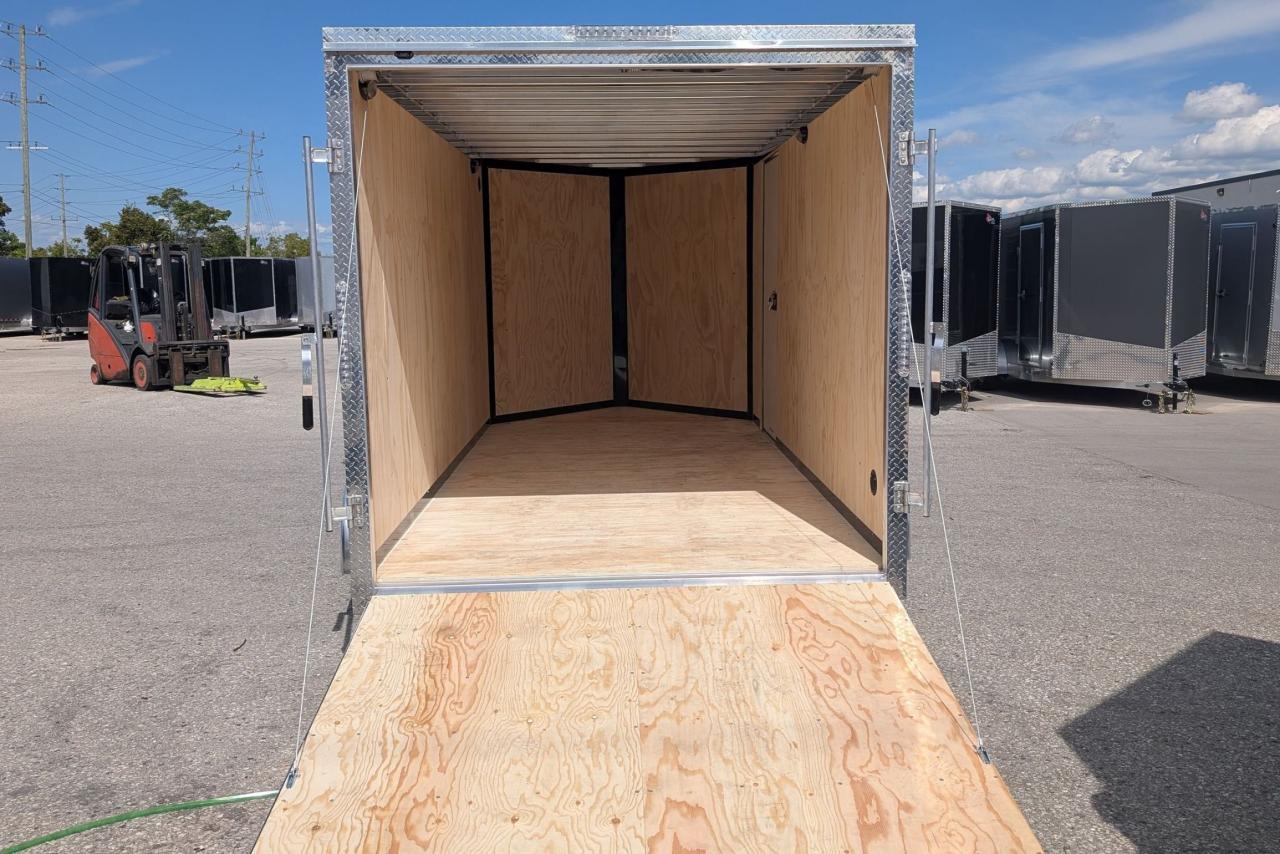 2025 Canadian Trailer Company 7x14 V-Nose Cargo Tailer Aluminum Tandem Axle