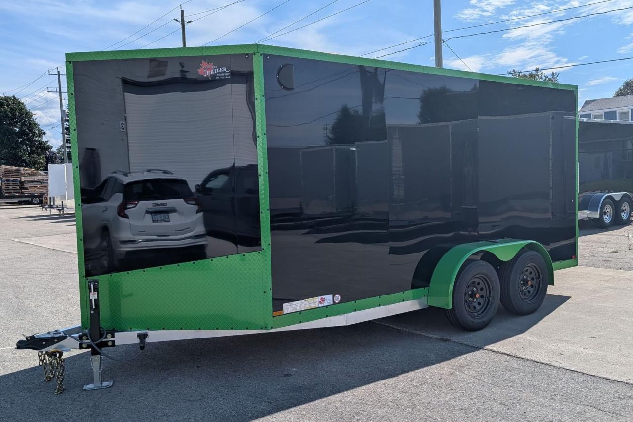 2025 Canadian Trailer Company 7x14 V Nose Cargo Trailer Aluminum Tandem Axle