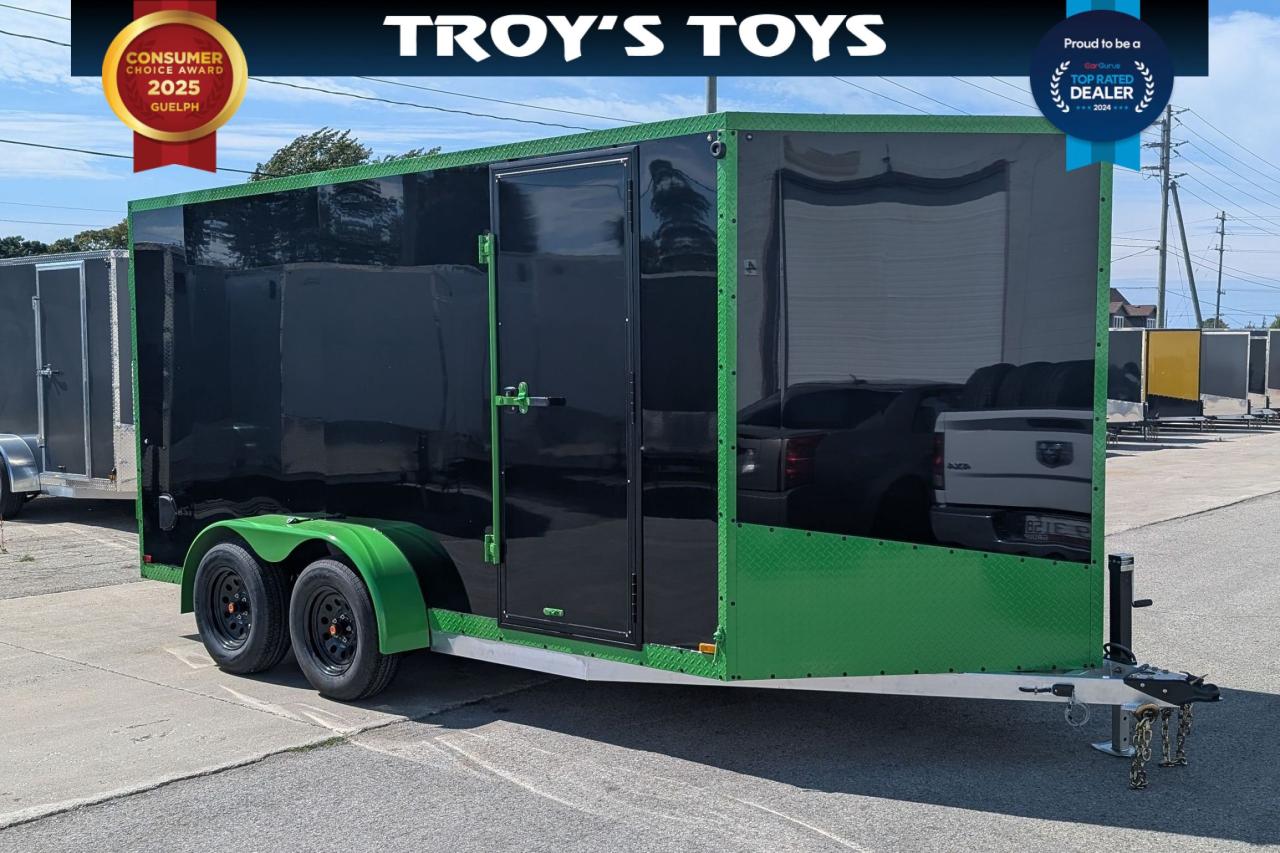 2025 Canadian Trailer Company 7x14 V Nose Cargo Trailer Aluminum Tandem Axle