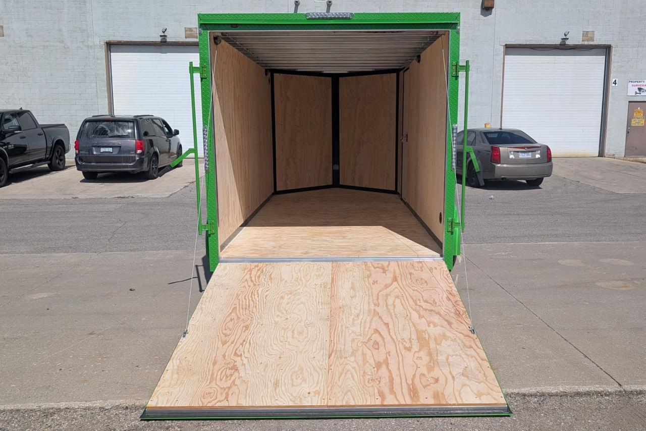 2025 Canadian Trailer Company 7x14 V Nose Cargo Trailer Aluminum Tandem Axle