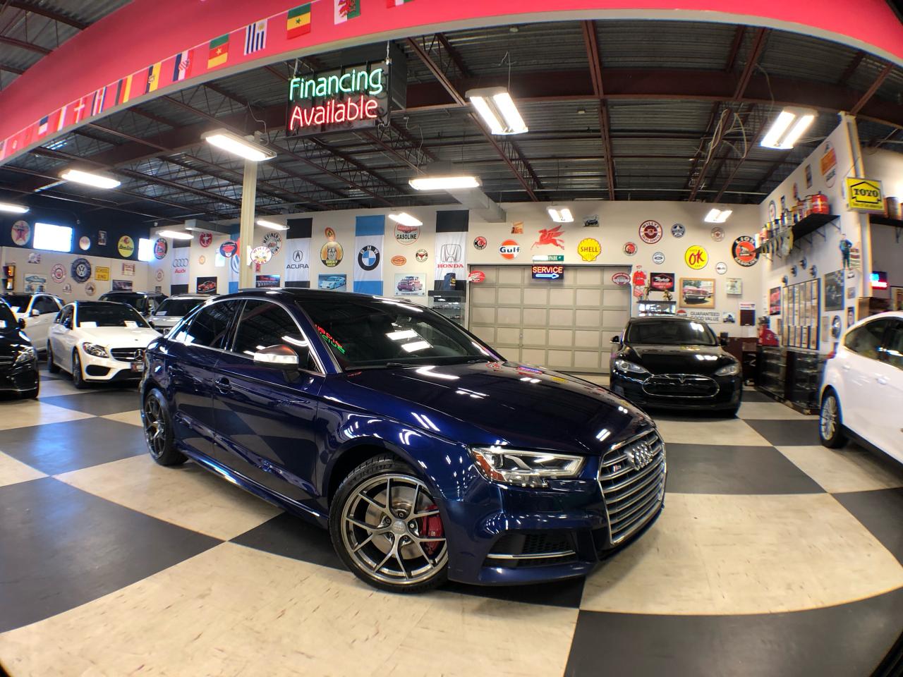 2018 Audi S3 PROGRESSIV AWD LEATHER PAN/ROOF NAVI B/SPOT CAMERA