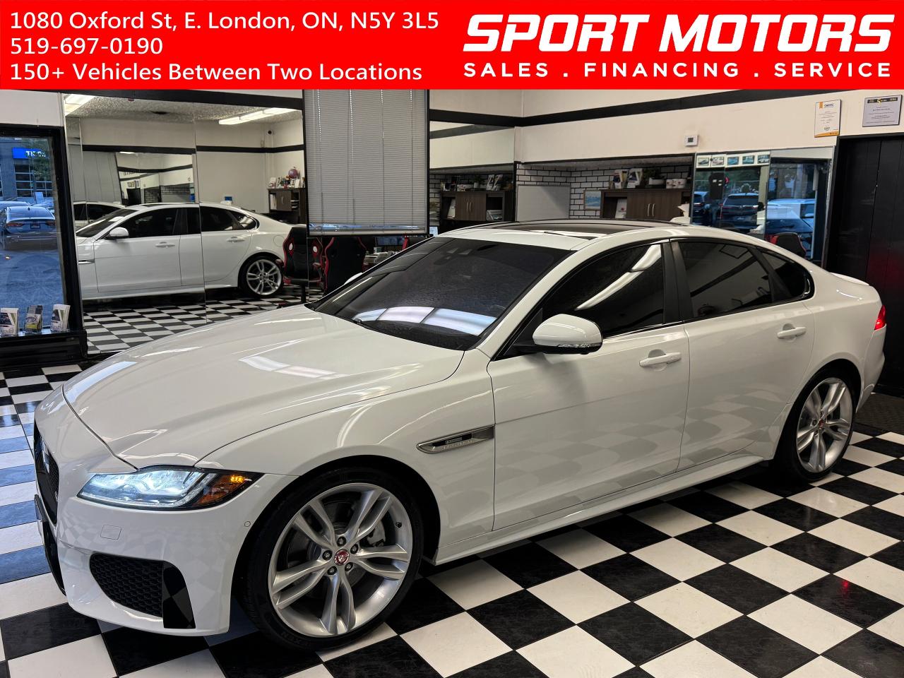 Used 2017 Jaguar XF 35t R-Sport+Adaptive Cruise+Lane Keep+Cooled Leath for sale in London, ON