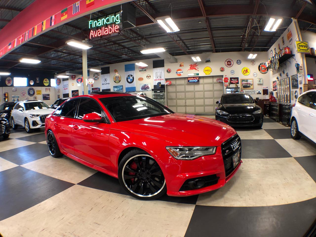 2017 Audi S6 AWD LEATHER SUNROOF NAVI B/SPOT CARPLAY 360 CAMERA