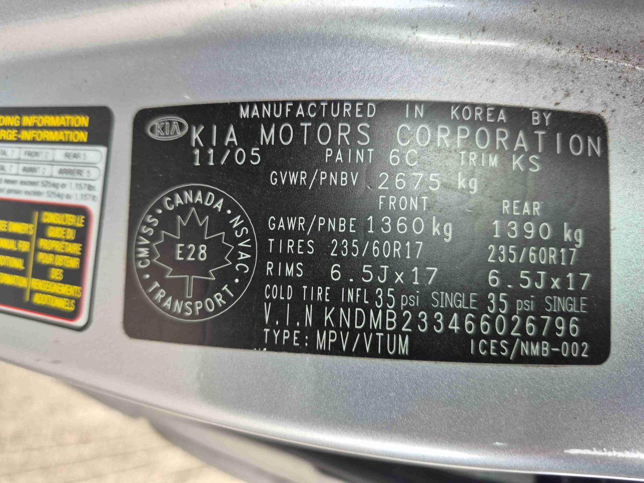 2006 Kia Sedona EX - Photo #13