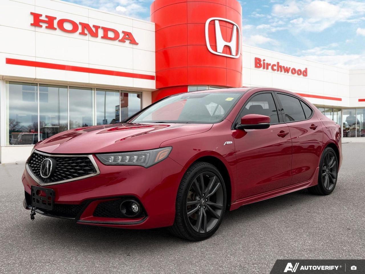Used 2018 Acura TLX Tech A-Spec Aero Kit | A-Spec | V6 | Red Leather for sale in Winnipeg, MB