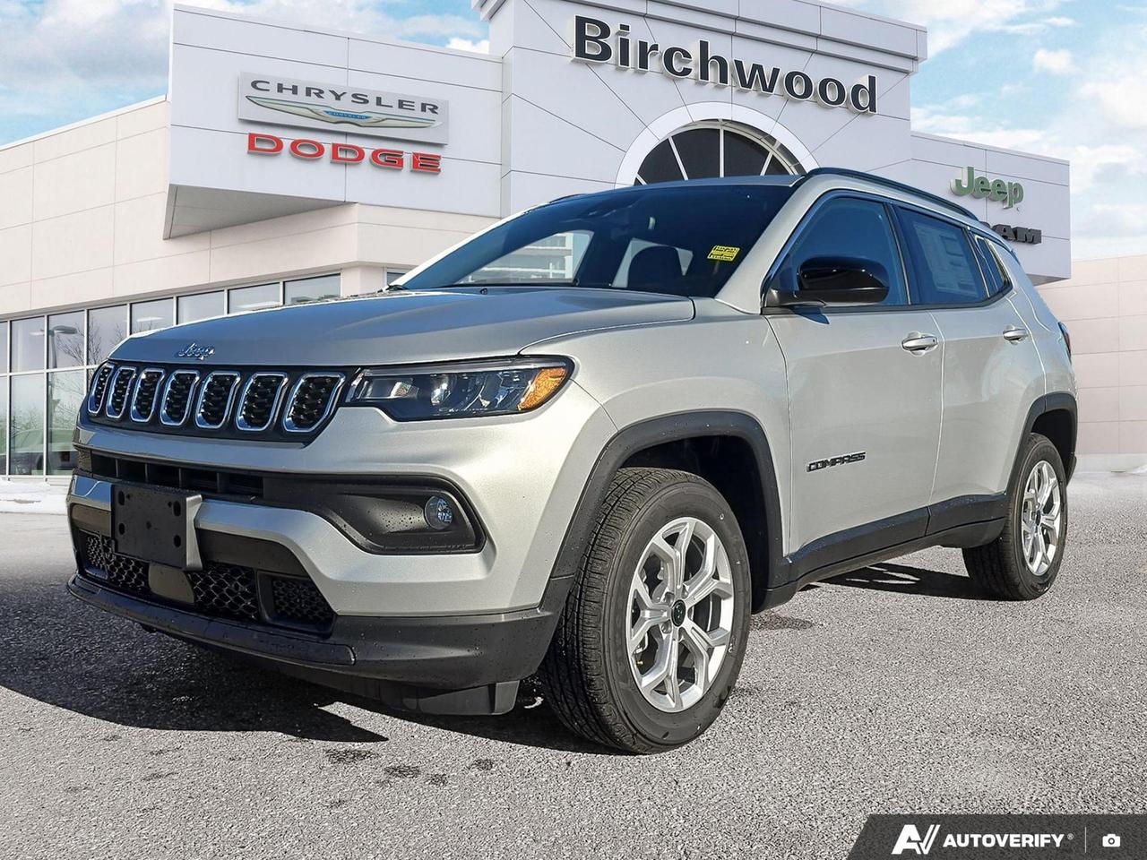 SelecTerrain Traction Management System
Jeep Clean Air System
FullSpeed Forward Collision Warning Plus
Pedestrian/Cyclist emergency braking
Active Lane Management System
BlindSpot Monitoring w/ Rear CrossPath Detection
Drowsy driver detection
Rear seat reminder alert
Electronic Stability Control
Rain Brake Support
Hill Start Assist
AllSpeed Traction Control
ParkView Rear BackUp Camera
Electronic Roll Mitigation
Trailer Sway Control
Electric park brake
LED reflector headlamps
Experience the future of SUV driving with the all-new 2026 Jeep Compass North. This innovative vehicle combines rugged capability with cutting-edge technology, perfect for the modern adventurer.

- Advanced 2.0L 4-cylinder engine with 4WD for optimal performance
- Uconnect 5 system with 8.4 display for seamless connectivity
- Heated front seats and steering wheel for ultimate comfort
- Blind Spot Detection and Lane Keeping Assist for enhanced safety
- Mobile hotspot and smart device integration for on-the-go productivity
- Selec-Terrain system for tackling various driving conditions
- Premium cloth/vinyl bucket seats for style and durability

Ready to elevate your driving experience? Reserve your 2026 Jeep Compass North today! Contact Birchwood Chrysler Dodge Jeep Ram to schedule a test drive or for any questions about this exciting new model. Dont miss your chance to be among the first to own this state-of-the-art SUV.
Birchwood Chrysler Dodge is your choice for New Chrysler, Dodge, Jeep, RAM vehicles in Winnipeg. 
 
With us, Experience is Everything. Complete as much or as little of your purchase online as you like. All pricing you see is what you pay. No hidden fees. All new vehicle special offers and discounts are already calculated in the pricing. On our website you can choose payment options and terms knowing these are transparent and accurate.

Start your purchase online to build your exact pricing to your specifics like how much money down, vehicle trade and any accessories or added optional protection that suits your needs.

Any questions let us know by calling (204) 774-4444, wed love to send you a video to clarify any questions about a vehicle!

Visit us in store at 90-3965 Portage Ave in the Birchwood Autopark.

Dealer permit #5686
Dealer permit #5686