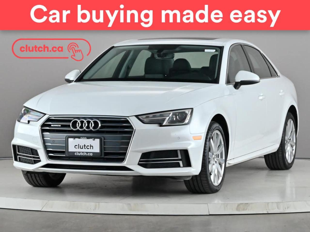 Used 2018 Audi A4 Komfort AWD w/ Apple CarPlay, Heated Front Seats, Rearview Cam for sale in Toronto, ON