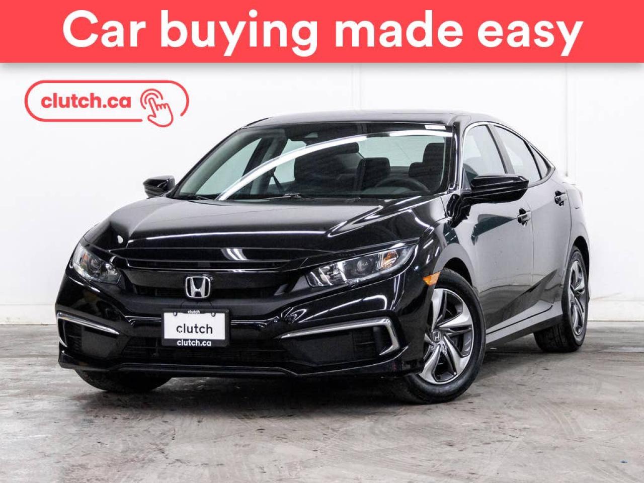 Used 2019 Honda Civic LX w/ Apple CarPlay & Android Auto, Heated Front Seats, Rearview Cam for sale in Toronto, ON