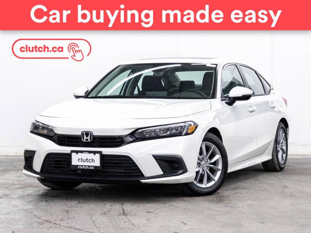 Used 2024 Honda Civic EX w/ Apple CarPlay & Android Auto, Front Heated Seats, Rearview Cam for sale in Toronto, ON