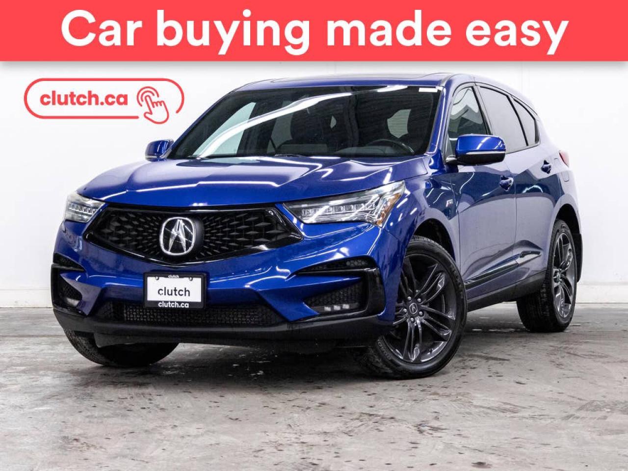 Used 2020 Acura RDX A-Spec AWD w/ Apple CarPlay & Android Auto, Nav, Panoramic Moonroof for sale in Toronto, ON