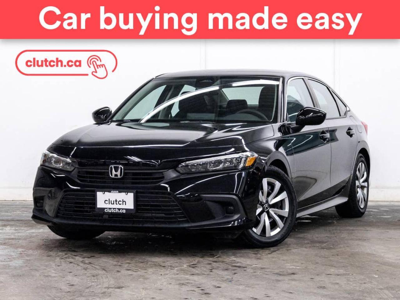 Used 2022 Honda Civic LX w/ Apple CarPlay & Android Auto, Front Heated Seats, Rearview Cam for sale in Toronto, ON