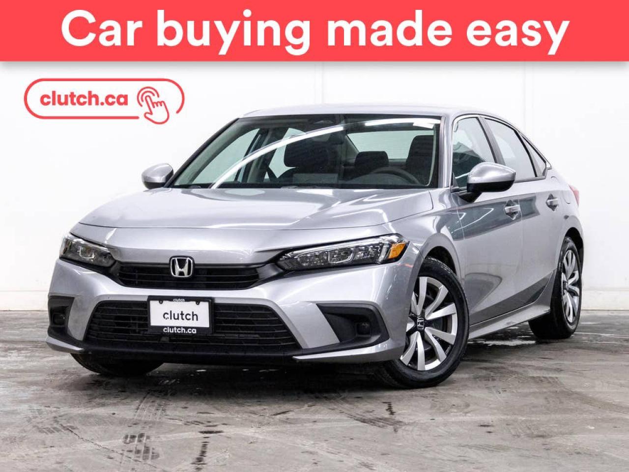 Used 2022 Honda Civic LX w/ Apple CarPlay & Android Auto, Heated Front Seats, Rearview Cam for sale in Toronto, ON