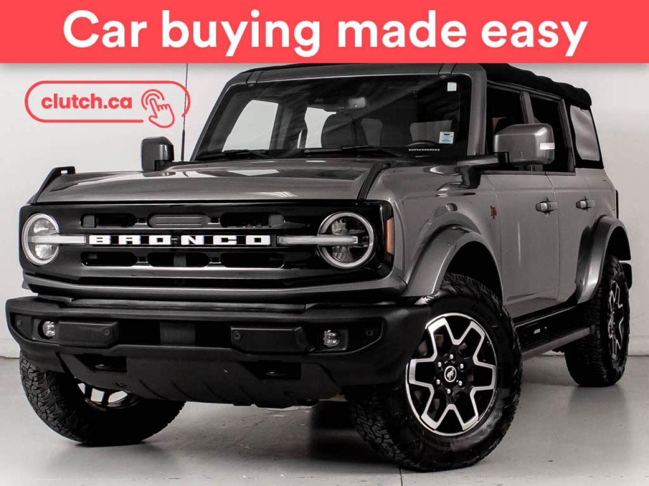 Used 2021 Ford Bronco Outer Banks 4 Door 4x4 w/Apple CarPlay, Android Auto, Rearview Cam , Navigation for sale in Bedford, NS