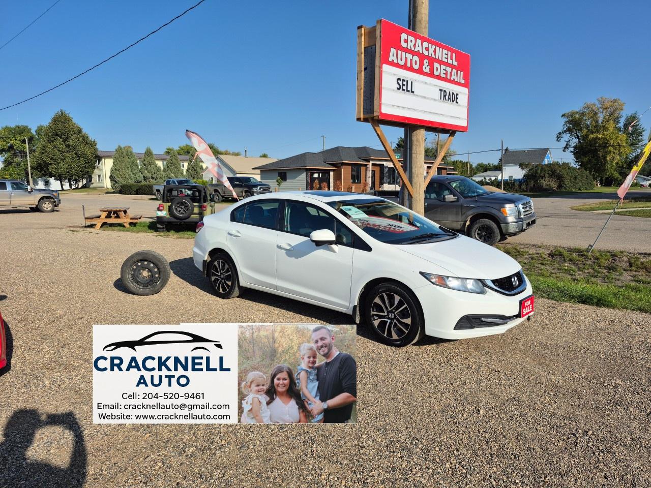 Used 2014 Honda Civic Sedan EX CVT for sale in Carberry, MB