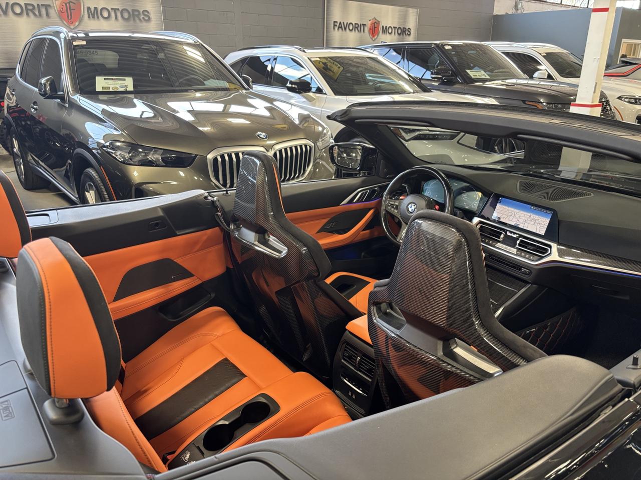 2022 BMW M4 Competition M xDrive Cabriolet|CARBON|ORANGESEATS| - Photo #12