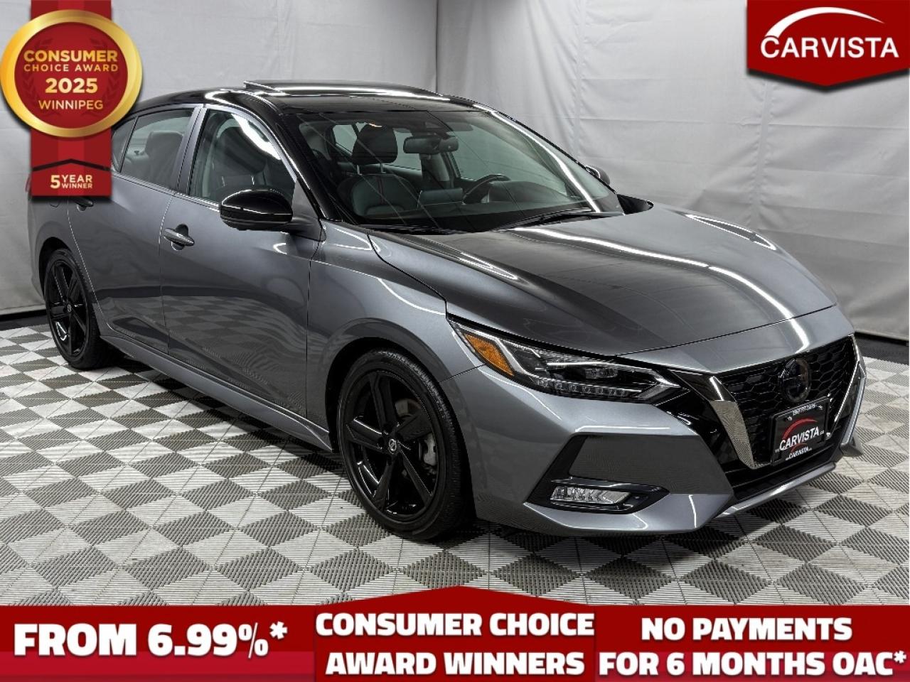 Used 2023 Nissan Sentra SR Midnight Edition -NO ACCIDENTS/FACTORY WARRANTY for sale in Winnipeg, MB