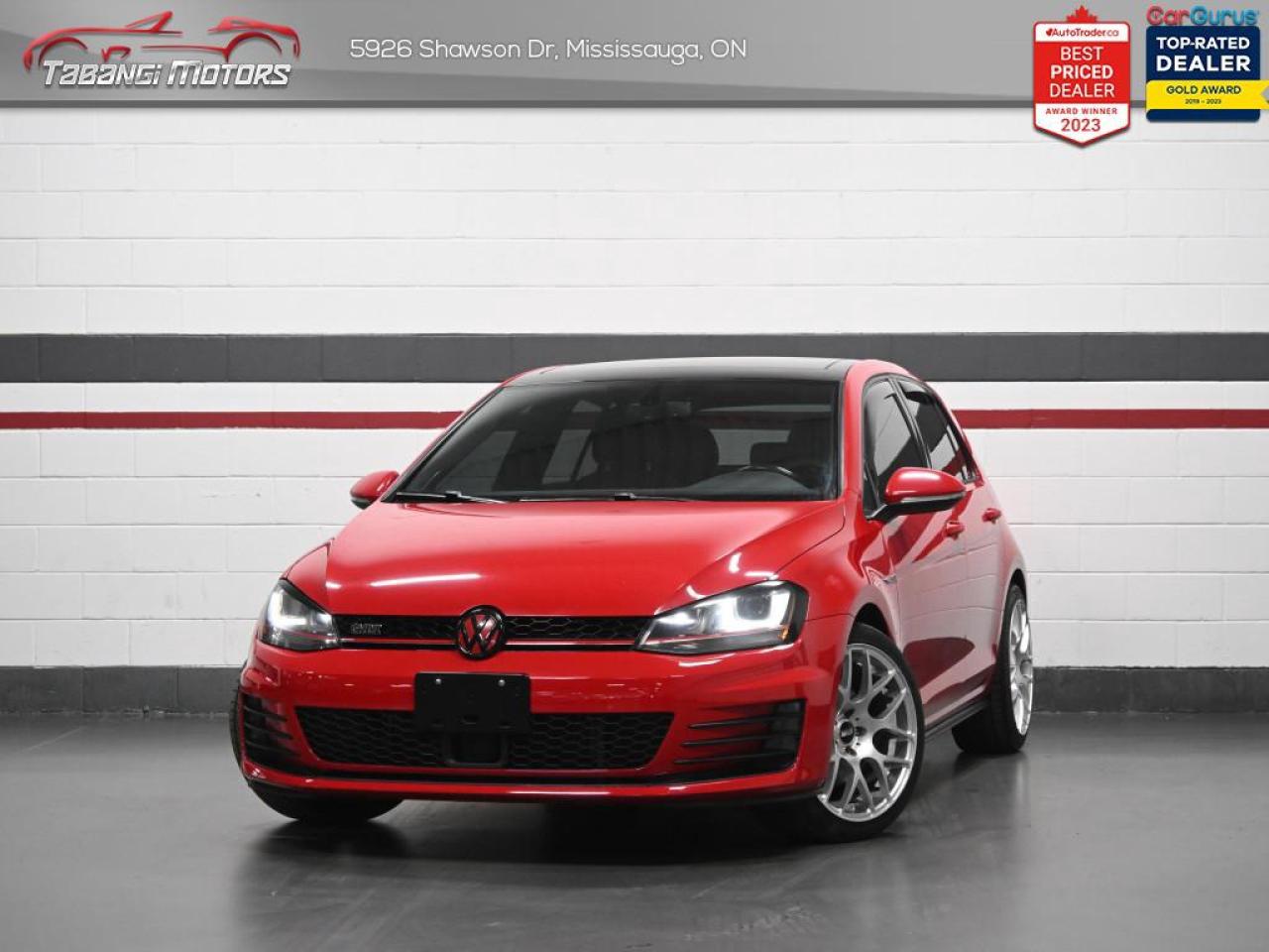 Used 2015 Volkswagen Golf GTI Leather CarPlay Fender Navigation Sunroof for sale in Mississauga, ON