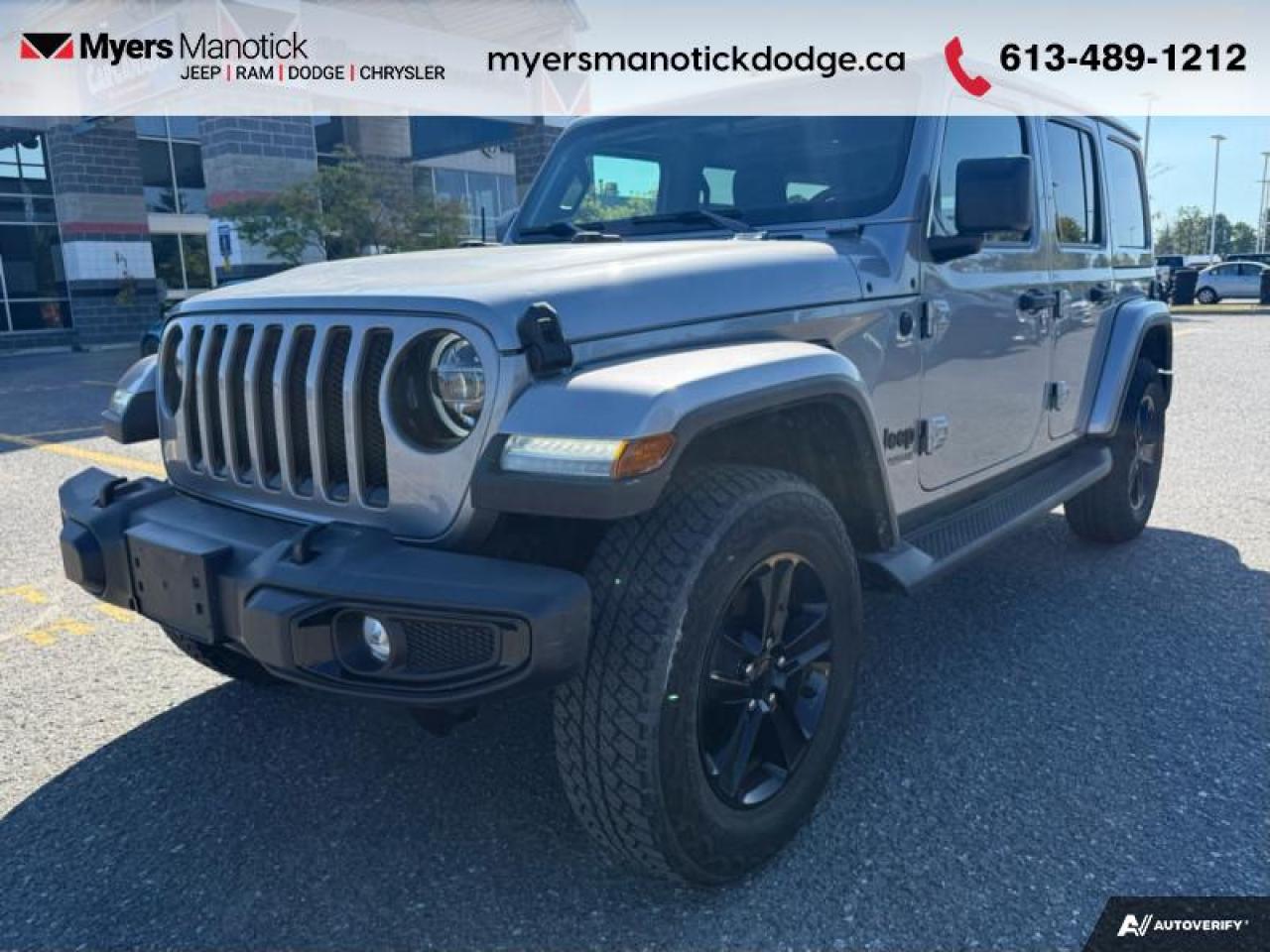 Used 2021 Jeep Wrangler Altitude Unlimited  -  4G Wi-Fi for sale in Ottawa, ON