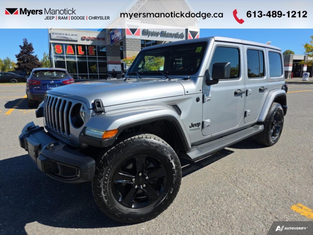 Used 2021 Jeep Wrangler Altitude Unlimited  -  4G Wi-Fi for sale in Ottawa, ON
