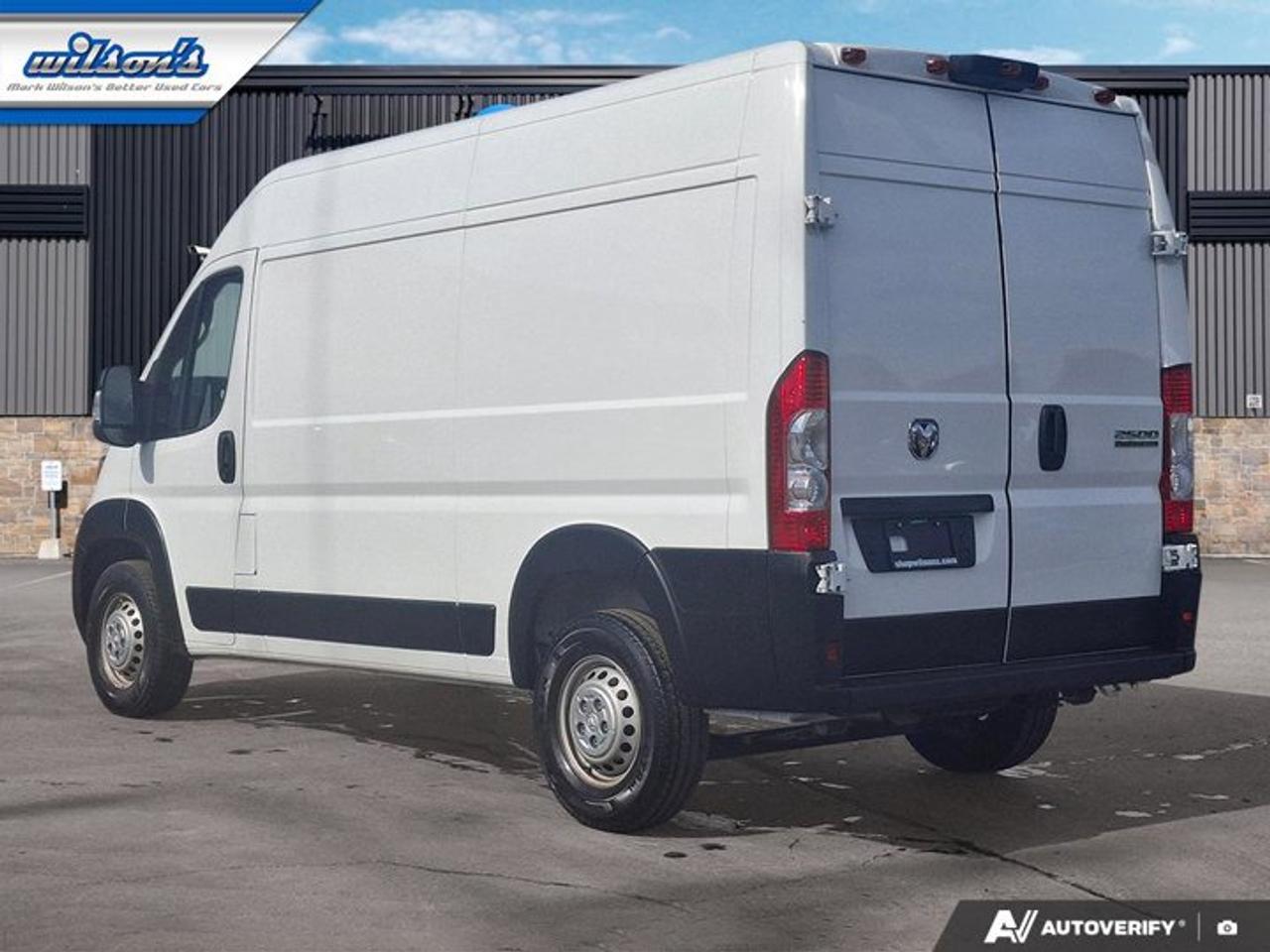 2024 RAM Cargo Van ProMaster High Roof | Adaptive Cruise | Window Partition | CarPlay + Android | Pwr Fold Mirrors | Camera Photo