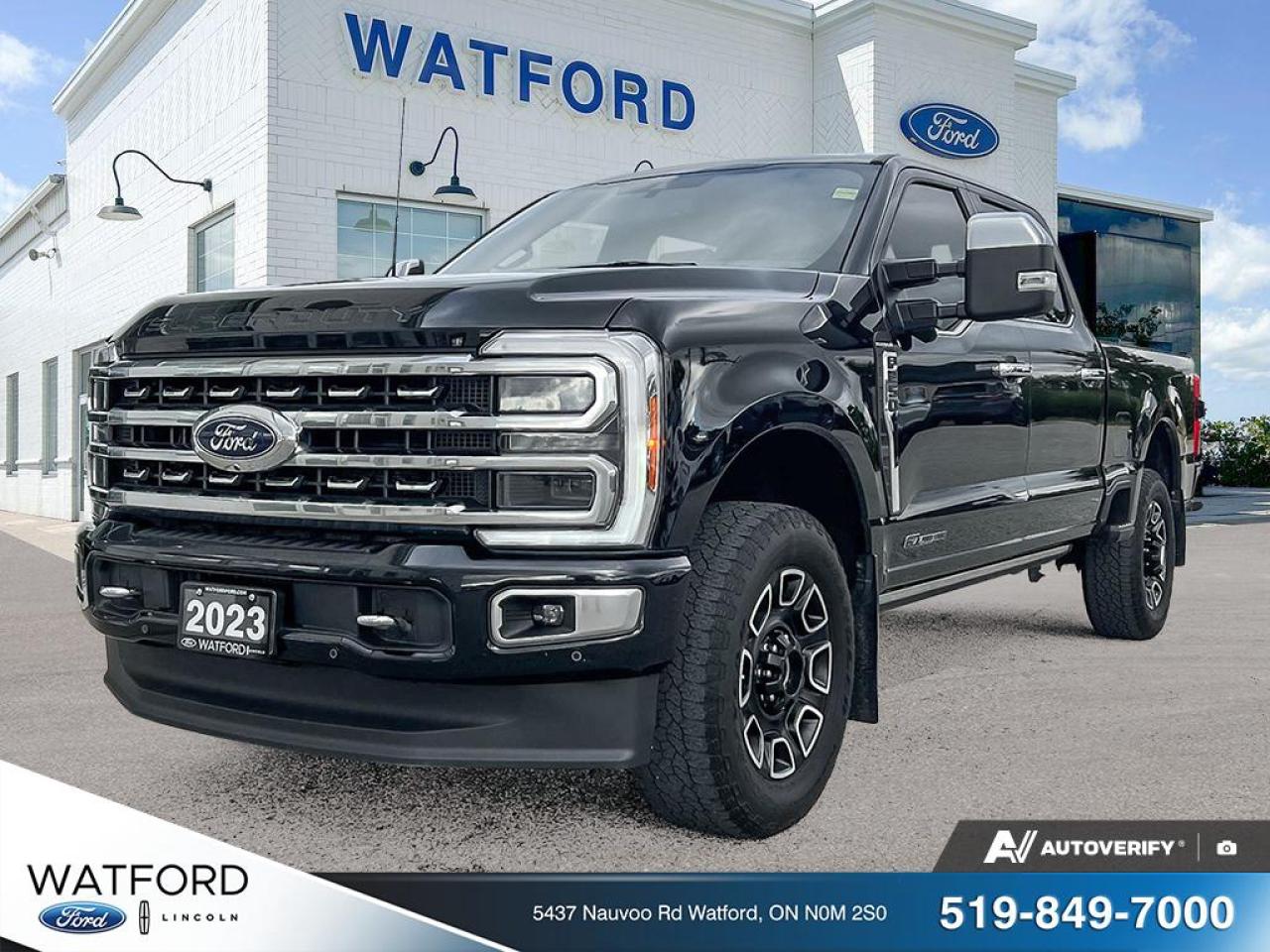 Used 2023 Ford F-250 Super Duty SRW PLATINUM 4WD CREW CAB 6.75' BOX for sale in Watford, ON